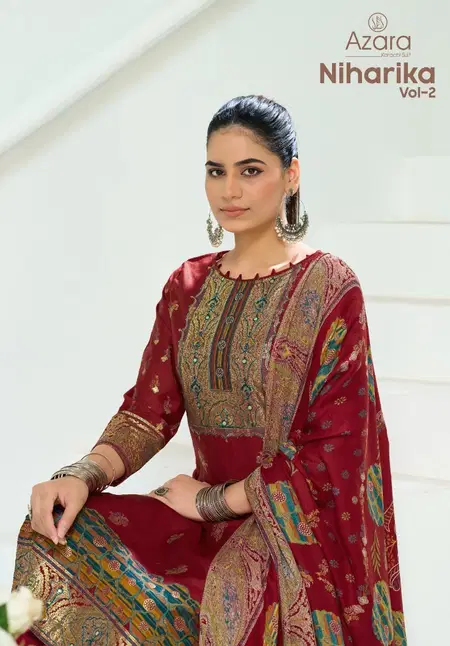 Niharika Vol 2 By Radhika Azara Vertical Wholesale Dress Material In India